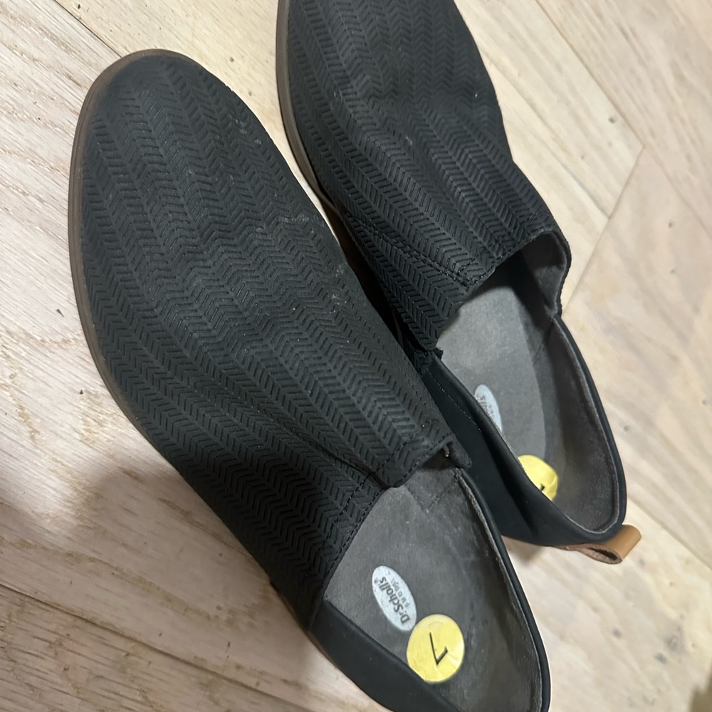 Black Slip-On Men's Shoes